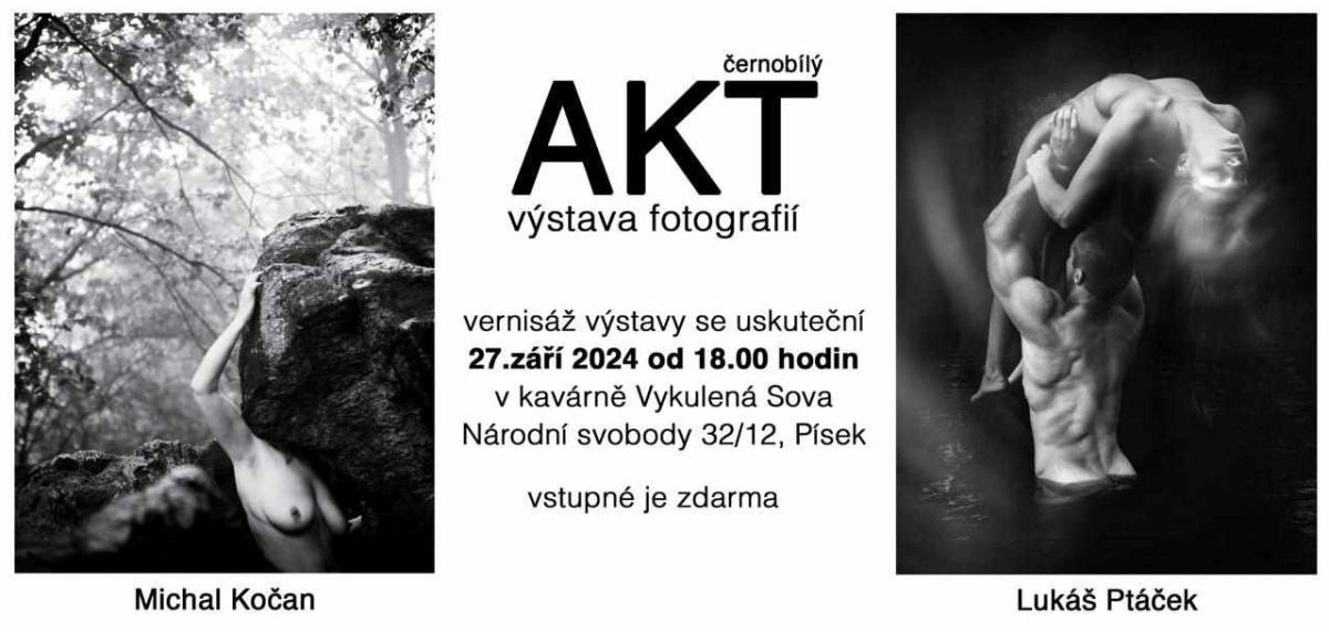 Plakát Černobílý akt - výstava fotografií