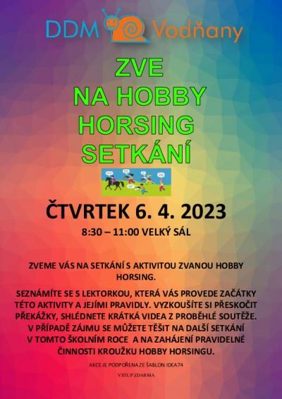 Plakát Hoby horsing setkání