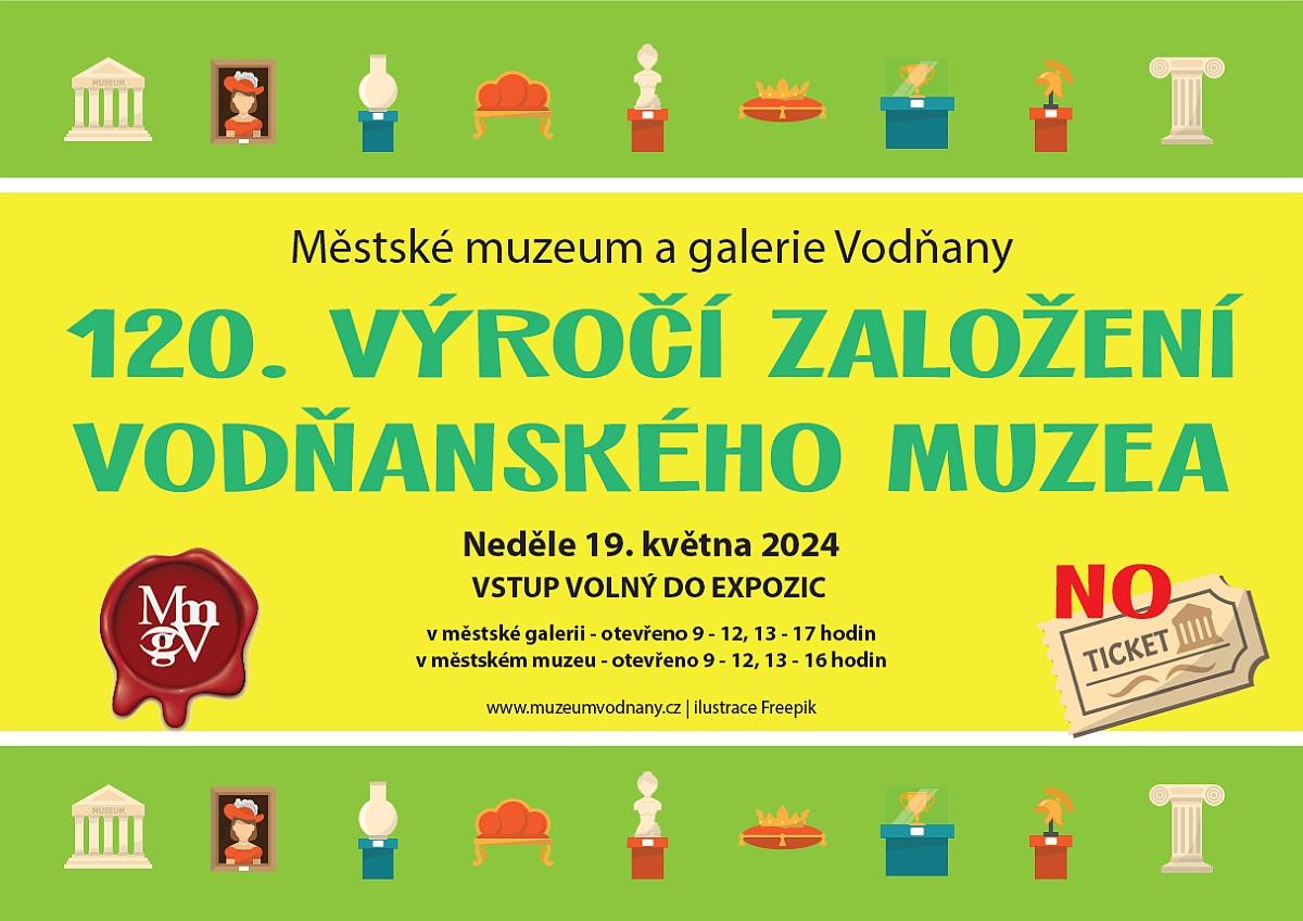 Plakát 120. výročí založení vodňanského muzea