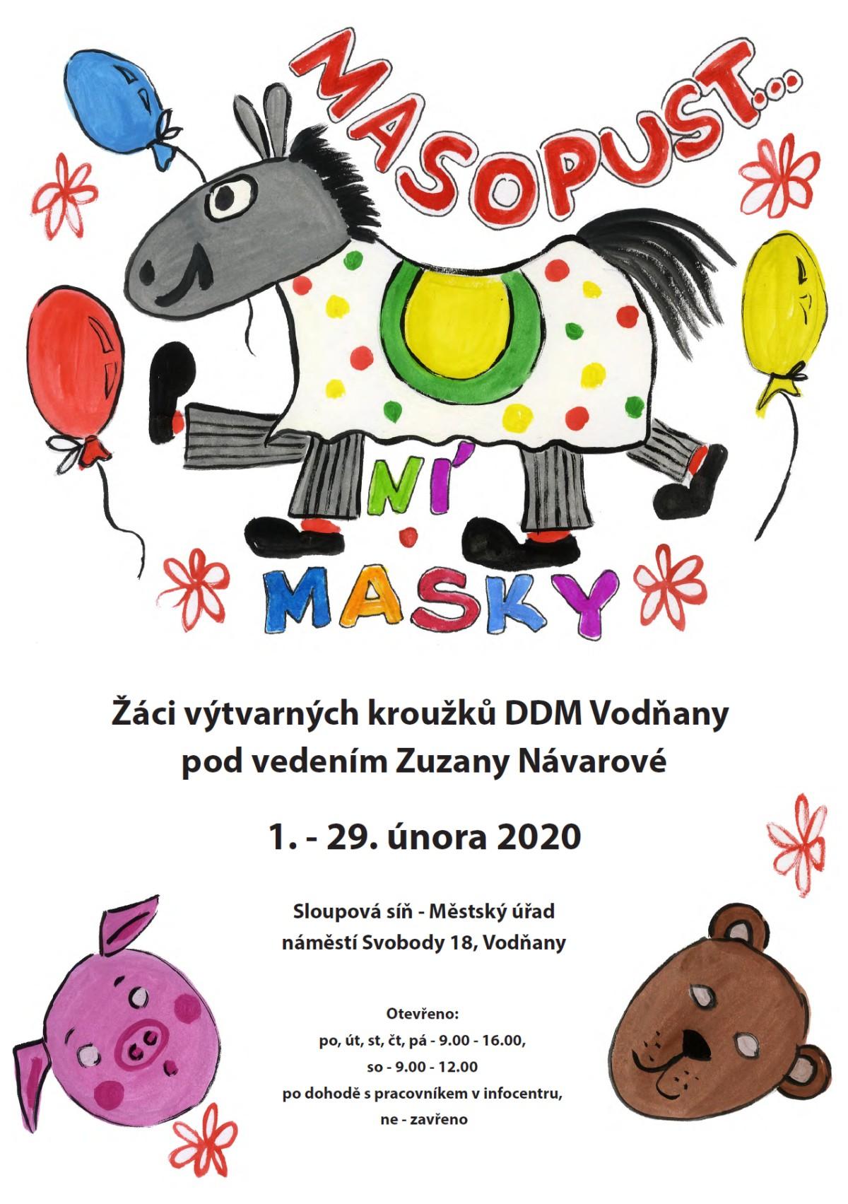 Plakát Masopustní masky