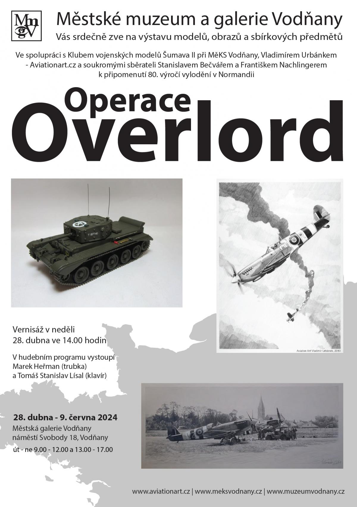 Plakát Operace Overlord - vylodění v Normandii