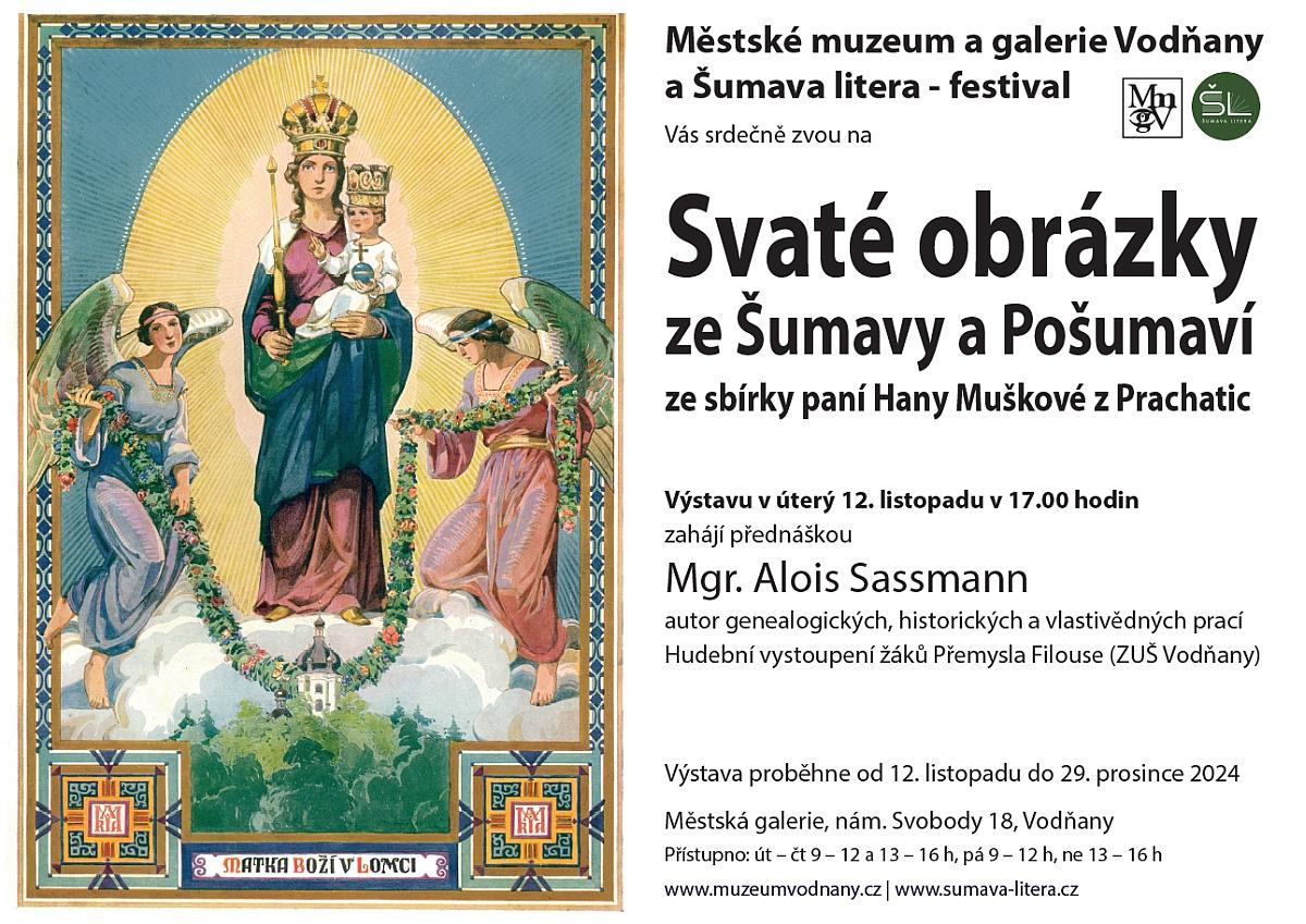 Plakát Svaté obrázky ze Šumavy a Pošumaví